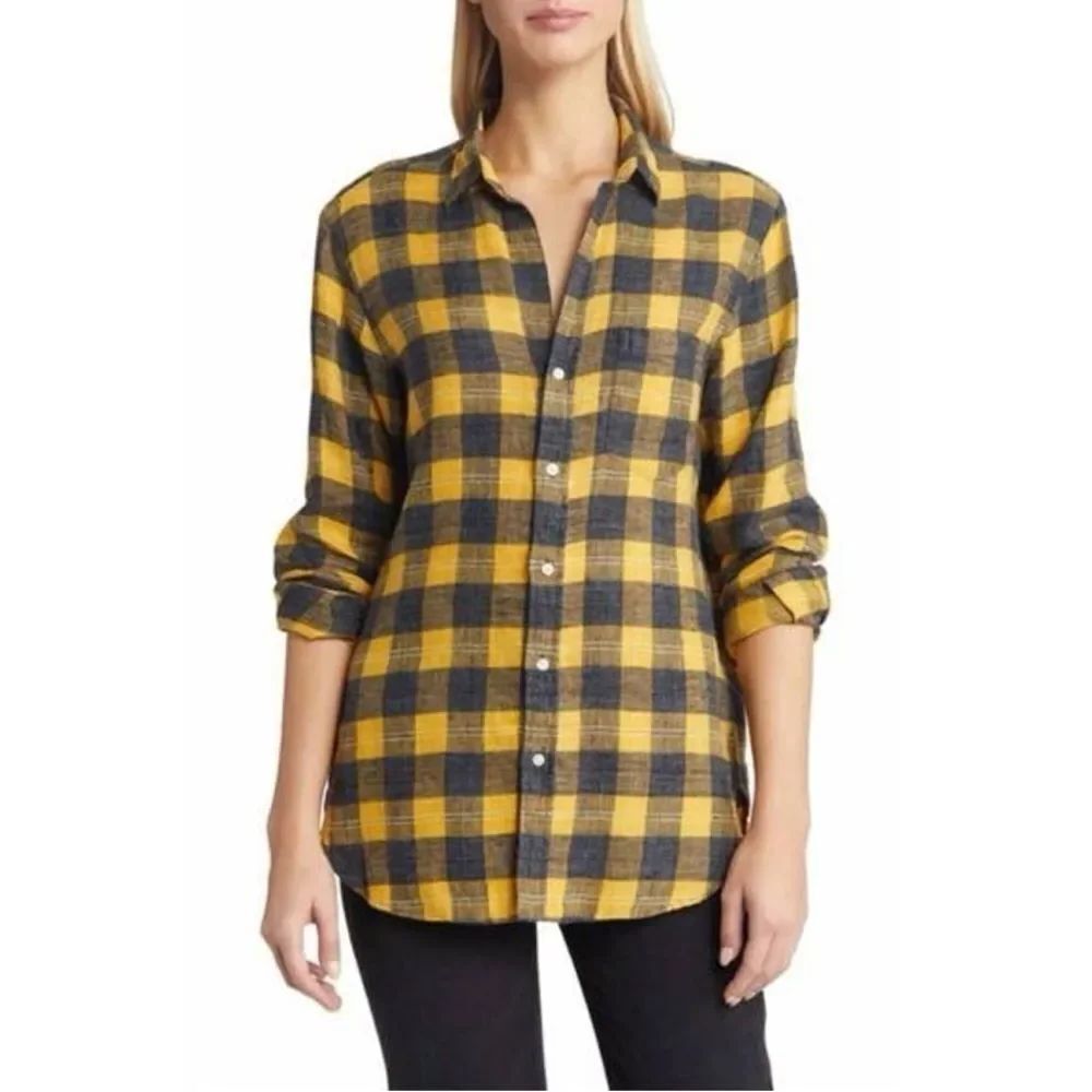 Frank & Eileen Women's Joedy Boyfriend Fit Linen Flannel
NN2